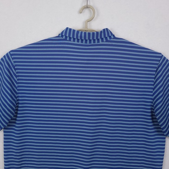 Peter Millar Polo Shirt Summer Comfort Men Size XL Golf Striped Performance - Picture 9 of 9